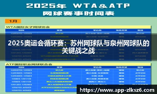 2025奥运会循环赛：苏州网球队与泉州网球队的关键战之战